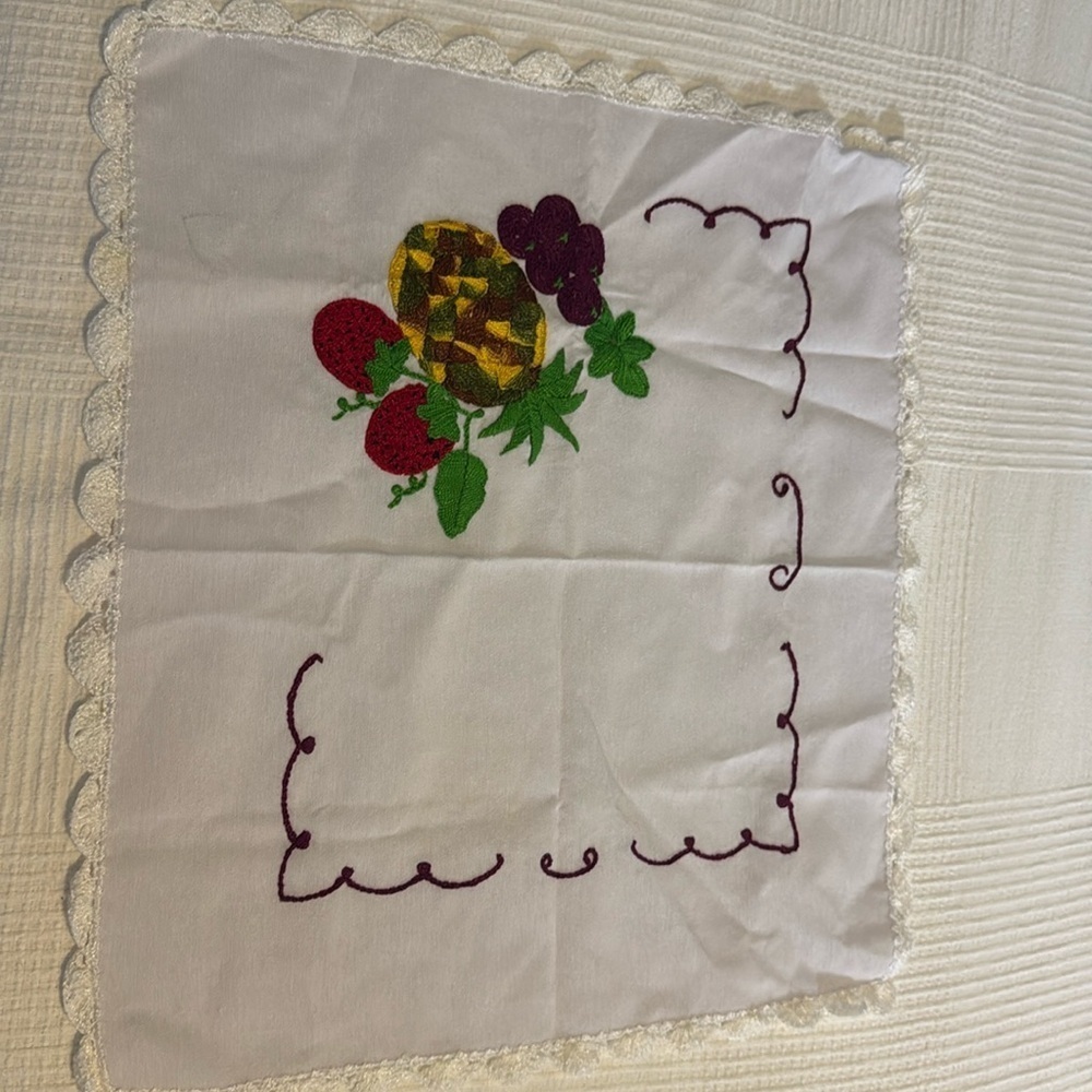 Handmade Mexican Embroidered Kitchen Cloth – Unique & Authentic
